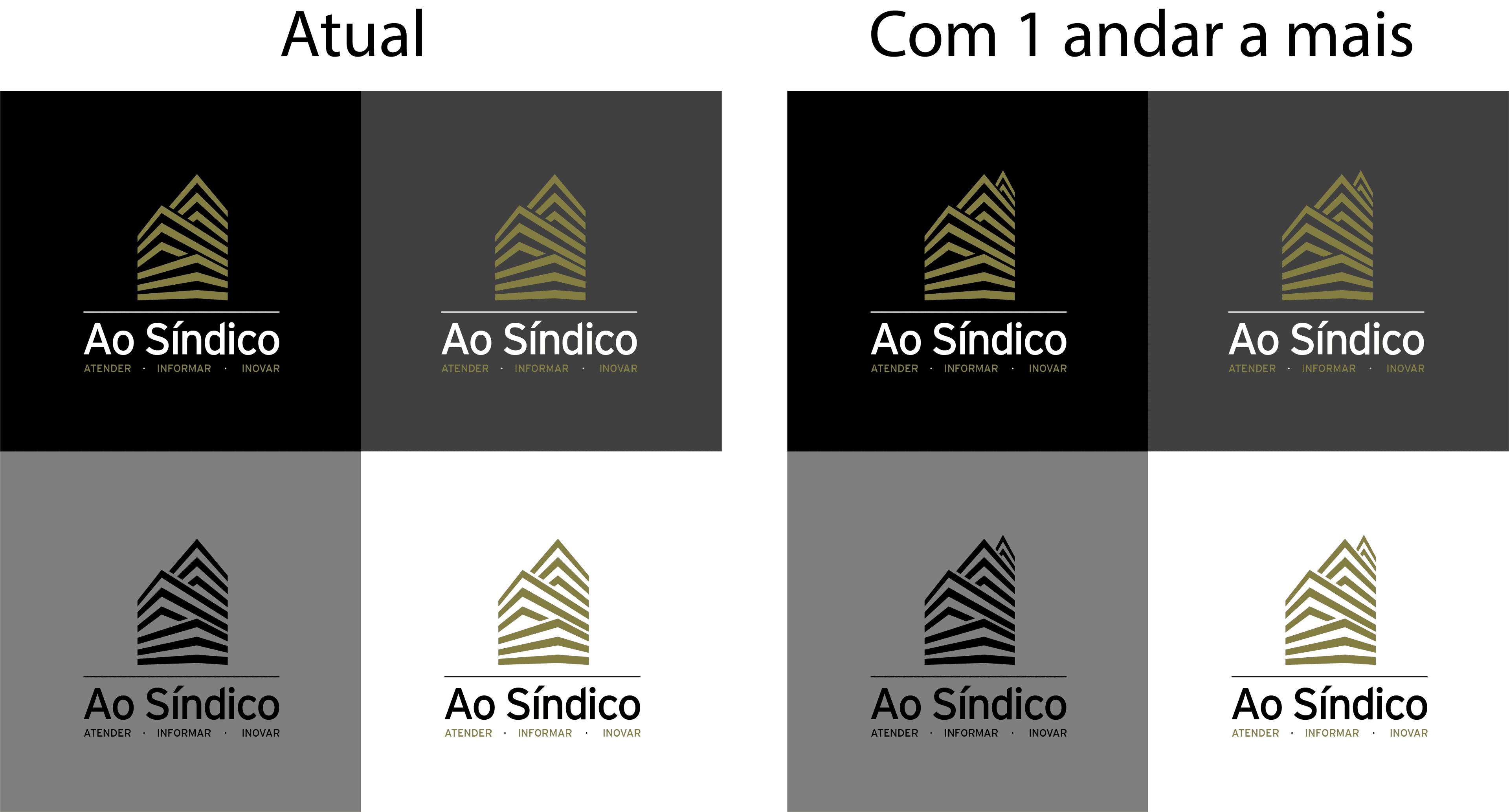 Exploração de variações do símbolo antes da versão final